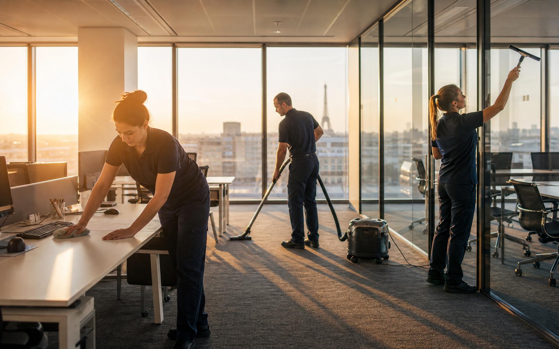 Bureaux professionnels lumineux entretenus par SelViora dans le Vaucluse